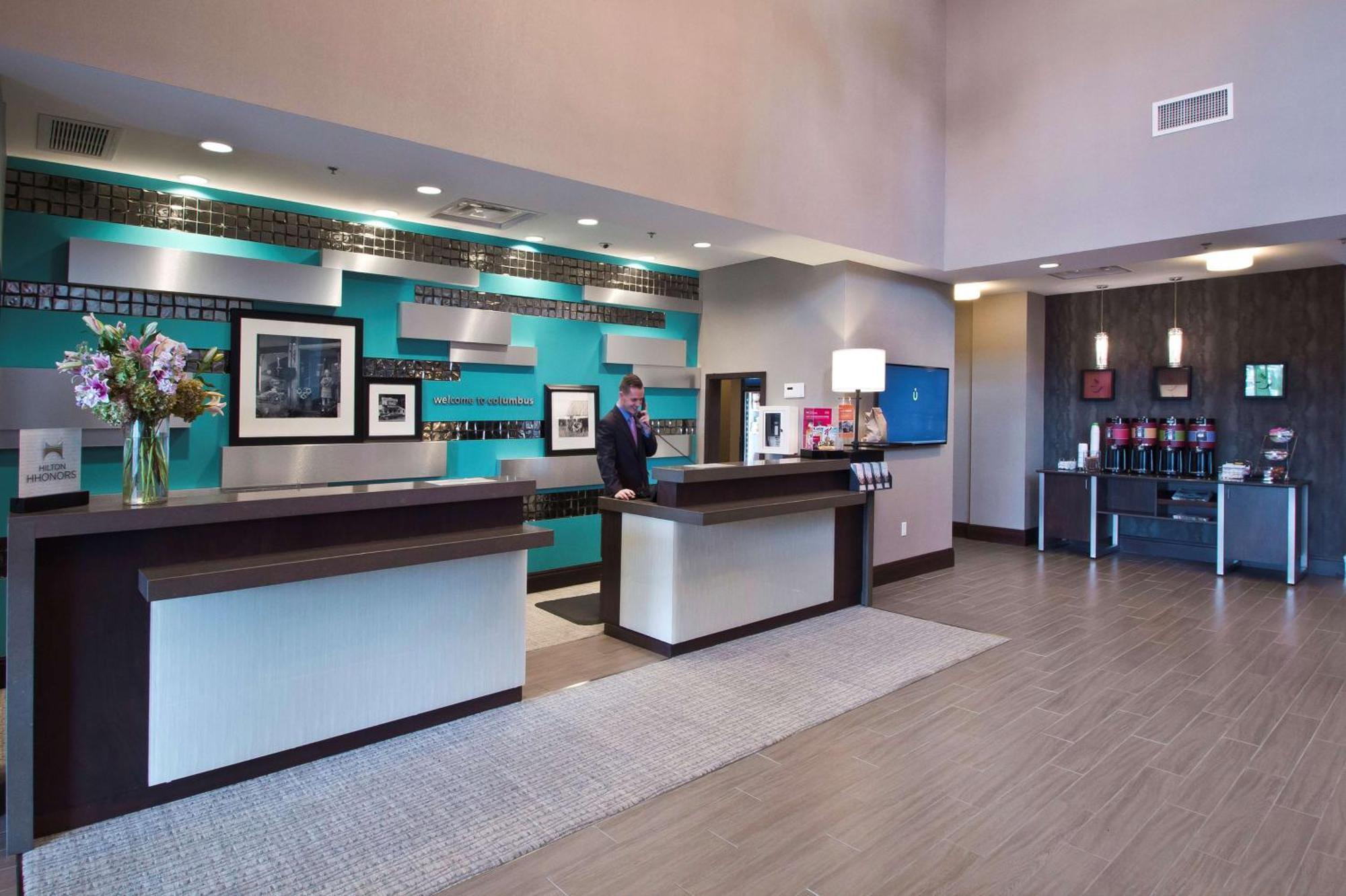 Hampton Inn & Suites Columbus/University Area Екстер'єр фото